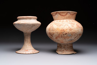 Five Thai pottery wares, Ban-Chiang, 7/4th C. B.C.