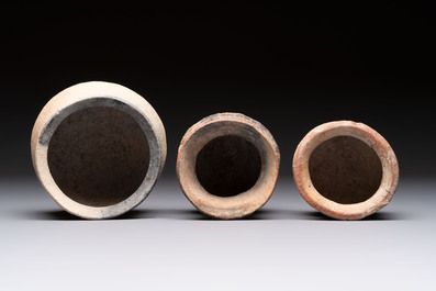 Five Thai pottery wares, Ban-Chiang, 7/4th C. B.C.