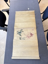 In the manner of Wang Xuetao 王雪濤 (1903-1982): 'Peony', ink and colour on paper