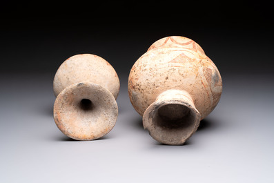 Five Thai pottery wares, Ban-Chiang, 7/4th C. B.C.