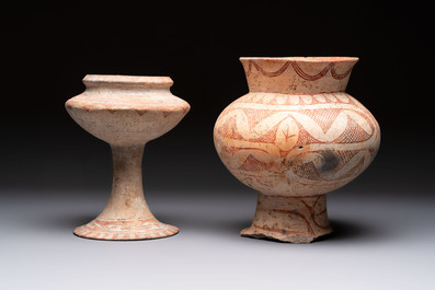 Five Thai pottery wares, Ban-Chiang, 7/4th C. B.C.