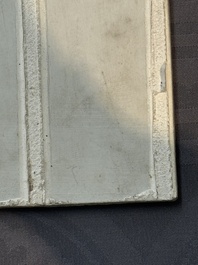 A pair of Chinese famille rose 'landscape' plaques, signed Zhen Feng 振豐, dated 1899