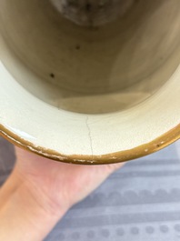 A pair of Japanese Satsuma vases, Meiji, 19th C.