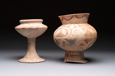 Five Thai pottery wares, Ban-Chiang, 7/4th C. B.C.