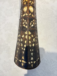 An Indonesian Salawaku shield, Halmahera, Maluku Islands, 19th C.