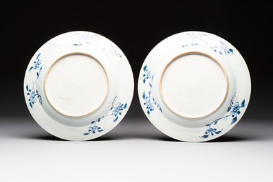 A varied group of ten Chinese blue, white and famille rose wares, Yongzheng/Qianlong