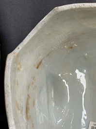 A rare Chinese famille rose 'boar head' tureen and cover, Qianlong