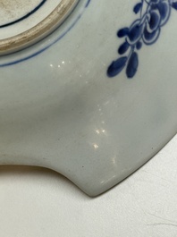 A Chinese rose-Imari 'Provinces' shaving bowl with the arms of Amsterdam, Kangxi, ca. 1720