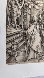After Albrecht D&uuml;rer (Germany, 1471-1528): 'The Presentation', woodcut on paper, 19th C. or earlier
