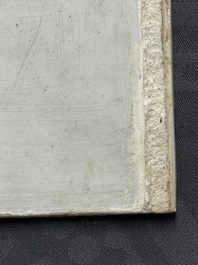 A pair of Chinese famille rose 'landscape' plaques, signed Zhen Feng 振豐, dated 1899