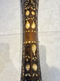 An Indonesian Salawaku shield, Halmahera, Maluku Islands, 19th C.