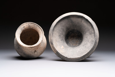 Four Thai pottery vases, Ban-Chiang, 7/4th C. B.C.