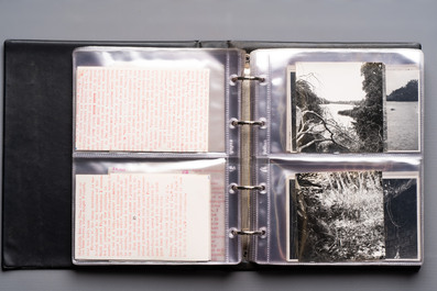 A collection of four photo albums and fieldwork prints documenting South and Southeast Asia, 20th C.