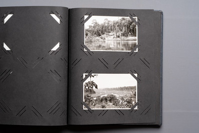 A collection of four photo albums and fieldwork prints documenting South and Southeast Asia, 20th C.