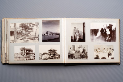 A travel photo album documenting China and its people, early 20th C.