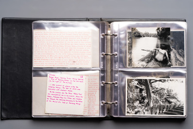 A collection of four photo albums and fieldwork prints documenting South and Southeast Asia, 20th C.