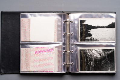 A collection of four photo albums and fieldwork prints documenting South and Southeast Asia, 20th C.