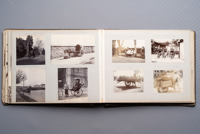 A travel photo album documenting China and its people, early 20th C.