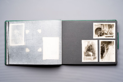 A collection of four photo albums and fieldwork prints documenting South and Southeast Asia, 20th C.