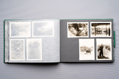 A collection of four photo albums and fieldwork prints documenting South and Southeast Asia, 20th C.