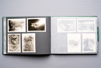 A collection of four photo albums and fieldwork prints documenting South and Southeast Asia, 20th C.