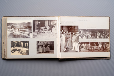 A travel photo album documenting China and its people, early 20th C.