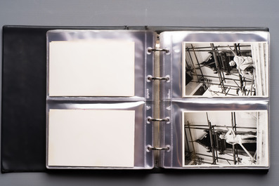 A collection of four photo albums and fieldwork prints documenting South and Southeast Asia, 20th C.