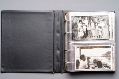 A collection of four photo albums and fieldwork prints documenting South and Southeast Asia, 20th C.