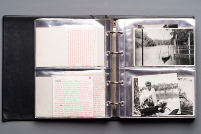 A collection of four photo albums and fieldwork prints documenting South and Southeast Asia, 20th C.
