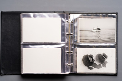 A collection of four photo albums and fieldwork prints documenting South and Southeast Asia, 20th C.