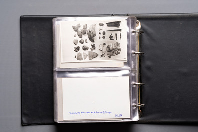 A collection of four photo albums and fieldwork prints documenting South and Southeast Asia, 20th C.
