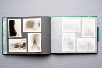 A collection of four photo albums and fieldwork prints documenting South and Southeast Asia, 20th C.