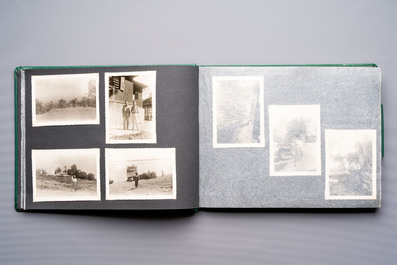A collection of four photo albums and fieldwork prints documenting South and Southeast Asia, 20th C.