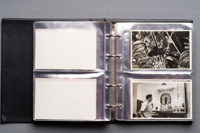A collection of four photo albums and fieldwork prints documenting South and Southeast Asia, 20th C.