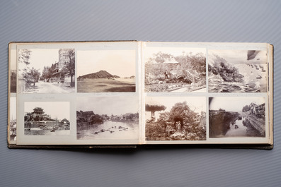A travel photo album documenting China and its people, early 20th C.