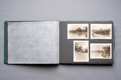 A collection of four photo albums and fieldwork prints documenting South and Southeast Asia, 20th C.