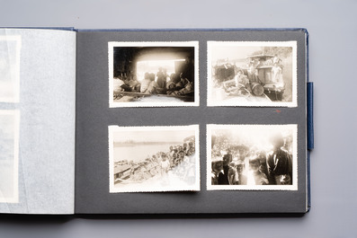 A collection of four photo albums and fieldwork prints documenting South and Southeast Asia, 20th C.