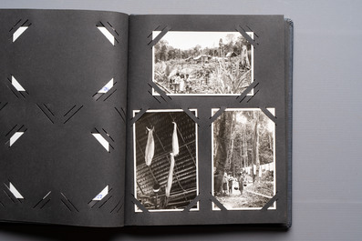 A collection of four photo albums and fieldwork prints documenting South and Southeast Asia, 20th C.