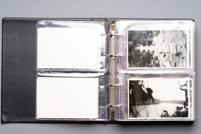 A collection of four photo albums and fieldwork prints documenting South and Southeast Asia, 20th C.