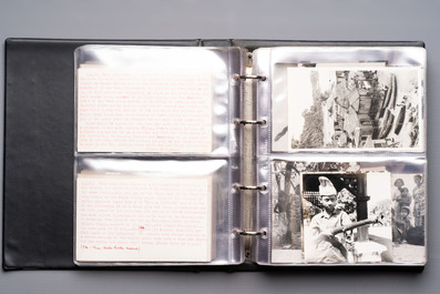 A collection of four photo albums and fieldwork prints documenting South and Southeast Asia, 20th C.