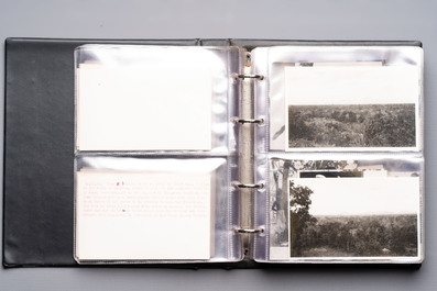 A collection of four photo albums and fieldwork prints documenting South and Southeast Asia, 20th C.