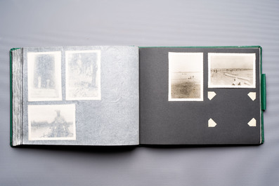 A collection of four photo albums and fieldwork prints documenting South and Southeast Asia, 20th C.