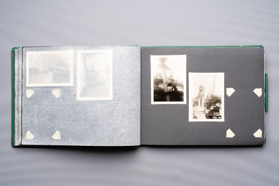 A collection of four photo albums and fieldwork prints documenting South and Southeast Asia, 20th C.