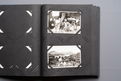 A collection of four photo albums and fieldwork prints documenting South and Southeast Asia, 20th C.