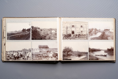 A travel photo album documenting China and its people, early 20th C.