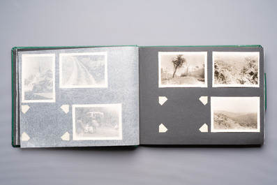 A collection of four photo albums and fieldwork prints documenting South and Southeast Asia, 20th C.