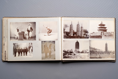 A travel photo album documenting China and its people, early 20th C.