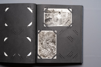 A collection of four photo albums and fieldwork prints documenting South and Southeast Asia, 20th C.