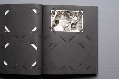 A collection of four photo albums and fieldwork prints documenting South and Southeast Asia, 20th C.