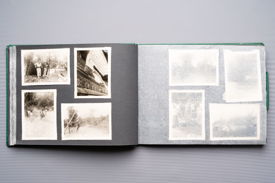 A collection of four photo albums and fieldwork prints documenting South and Southeast Asia, 20th C.